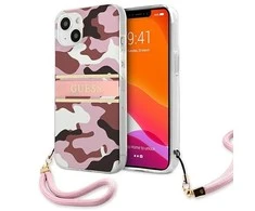 Dėklas GUESS GUHCP13MKCABPI IPHONE 13/14/15 6.1 "Rožinis / Rožinis HARDCASE CAMO STAP COLLECTION