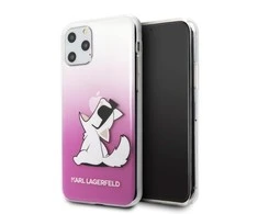 Dėklas Karl Lagerfeld KLHCN65CFNRCPI iPhone 11 Pro Max hardcase rožinė/pink Choupette Fun