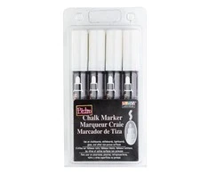 Marvy Uchida Kreidiniai markeriai Marvy Bistro Chalk Marker #480-4W 4vnt.