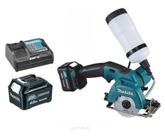 MAKITA KERAMINIS / STIKLINIS diskinis pjūklas 10,8 V 2 x 4,0 Ah LI-ION 85 mm 25,5 / 16,5 mm MAKPAC CC301DSMJ