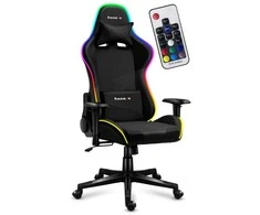 Žaidimų kėdė Huzaro Force 6.2 RGB, Juodos spalvos