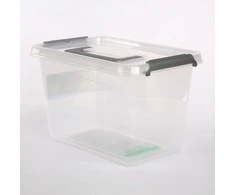 Orplast Antibakterinis laikymo indas su sidabrino mikrodalelėmis, su dangteliu ir rankena 29x20x18cm 6,5l (1333)