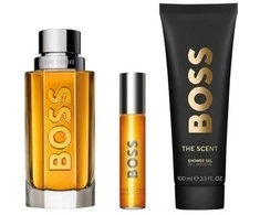 Hugo Boss The Scent Him Set rinkinys vyrams (EDT, 100 ml + EDT, 10 ml + dušo želė, 100 ml)