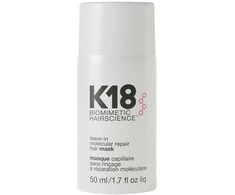 Nenuplaunama atkuriamoji plaukų kaukė K18 Leave-in Molecular Repair Hair Mask, 50 ml