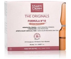 MartiDerm FORMULA Nº10 HD Color Touch SPF 30 veido ampulės, 30 x 2 ml