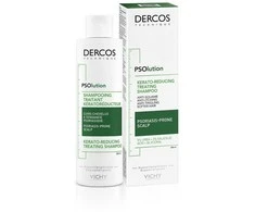Plaukų šampūnas psoriazės pažeistai odai Vichy Dercos Psolution Shampoo Kerato-reducing Treatment, 200 ml