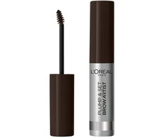 L’Oréal Paris Make-Up Designer Brow Artist Plumper 108 Dark Brunette antakių tušas Ruda 7 ml