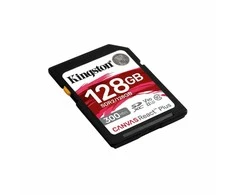 Atminties kortelė KINGSTON 128GB Canvas React Plus SDXC UHS-II 300R/260W U3 V90, skirta „Full HD“ / 4K / 8K raiškai