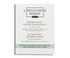 Švelniai valomasis šampūnas plaukams ir kūnui Christophe Robin Hydrating Šampūnas Bar Su Aloe Vera 100g