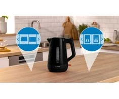 Virdulys Bosch TWK1M123 MyMoment 1,7 l, Juodas