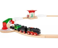 „Brio“ – kalėdinio garuojančio traukinio rinkinio specifikacijų rinkinys (36014)