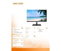 MONITORIUS VGA, HDMI, AUDIO LM24-H200 23.8 " DAHUA