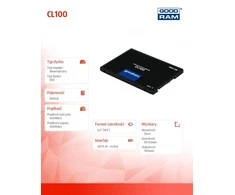 GOODRAM SSD CL100 GEN.3 960GB 2,5" SATA3 540/460 MB/s