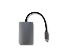 Qoltec USB adapteris Type C male / HDMI Female | VGA Moteris