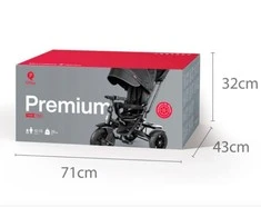 QPLAY PREMIUM AIR 6 in 1 triratukas pripučiamais ratais