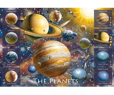 Ravensburger Dėlionė 100 vnt. - Planetos