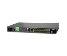 Šakotuvas PLANET MGSW-24160F tinklo jungiklis Valdomas L2+ Gigabit Ethernet (10/100/1000) Maitinimas per Ethernet (PoE) 1U Mėlyna