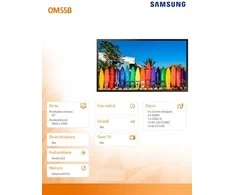 Monitorius SAMSUNG 55" OM55B UHD 3000 NITS 24/7 HIGH BRIGHTNESS SOC WIFI