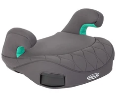 automobilinė kėdutė-paaukštinimas Graco Booster Max R129 su IsoFix, spalva: pilka (137-150 cm)