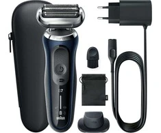 Barzdaskutė Braun Series 7 – 71-B1200s vyriškas skustuvas su „EasyClick“ priedu – šlapias ir sausas,