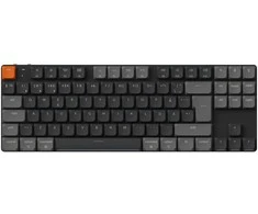 Klaviatūra Keychron K1v6 RGB Aliuminio Hot Swap QMK Keychron Low Profile 2.0 Raudona