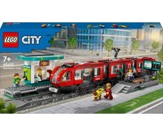 LEGO® City Miesto centro tramvajus ir stotelė (60423)