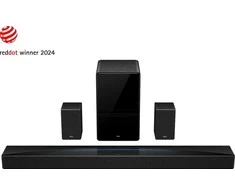 Namų kino sistema TCL Q85H Pro 7.1.2 Dolby Atmos Soundbar -äänijärjestelmä
