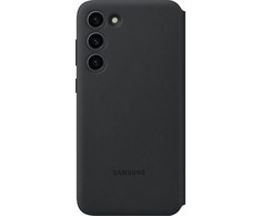 Samsung Galaxy S23+ Smart View piniginės dėklas Juodas