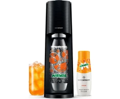 Gazuotų gėrimų gaminimo aparato SodaStream Terra rinkinys, juodas