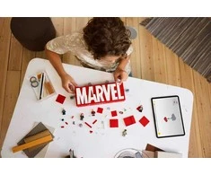 LEGO® Marvel MARVEL logotipas ir minifigūrėlės (76313)