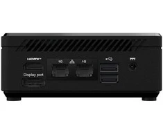 Mini desktop PC MSI Cubi N ADL S-225BEU barebone Intel N100 / WiFi 5 + BT 5.0 / 2x1Gbps / juodos spalvos