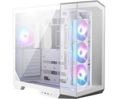 Kompiuterio korpusas MSI MAG PANO 100R PZ ARGB Midi Tower, baltas