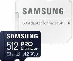 Atminties kortelė Samsung Ultimate microSDXC 512GB UHS-I U3