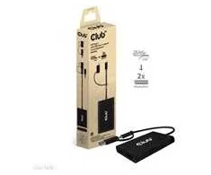 Club 3D Club3D adapteris USB-C (USB A adapteris) > 2x DP 4K@60Hz St/Bu mažmeninė prekyba