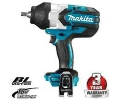Makita DTW1002Z Akumuliatorinis smūginis veržliasukis 18V, 1200 Nm, LED, 1/2", Be akumuliatorių ir kroviklio!