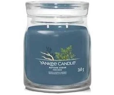 Yankee Candle Aromatinė žvakė Signature glass medium Bayside Cedar 368 g