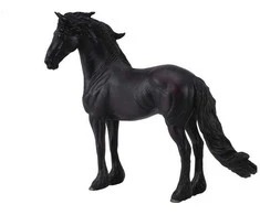 Collecta Figūrėlė Fryzų veislės žirgas (XL)