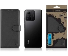 Dėklas Tactical Taktiniai lauko užrašai, skirti Xiaomi Redmi Note 12S Juodas