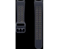 Extreme Sport silikoninis dirželis 20mm (M/L)  išmaniesiems laikrodžiams Samsung Galaxy Watch6/Watch5, Žaliai/Juoda