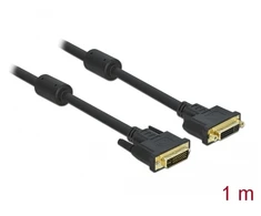 Delock Extension cable DVI 24+5 male > DVI 24+5 female 1 m juodas
