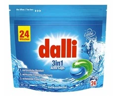 Skalbimo kapsulės DALLI Aktiv 3in1, 24 vnt.
