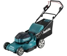 Makita LM001JM101 akumuliatorinė vejapjovė 64Vmax, BL6440, DC64WA, BL-motor, 48cm, 4/1 (Pjovimas/Surinkimas/Mulčiavimas/Galinis išmetimas) Plastikinis korpusas
