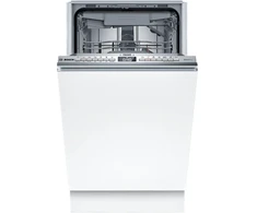 Indaplovė Bosch Serie 4 SPV4EMX25E, Fully built-in, Slimline (45 cm), Nerūdijantis plienas, Mygtukai, 1.75 m, 1.65 m