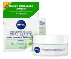 Nivea 24H drėkinamasis mišriai ir riebiai odai, 50 ml