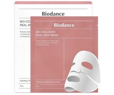 Biodance Bio-Collagen Real Deep veido kaukių rinkinys, 4 vnt. / 34 g