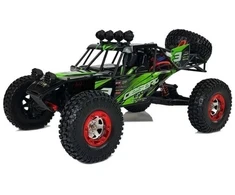 Automobilis FY-03 4x4 su nuotolinio valdymo pultu, žalias