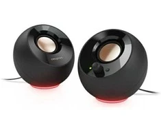 Kompiuterio kolonėlės Creative kompiuterinės kolonėlės 2.0 Pebble SE USB-C su RGB pašvietimu