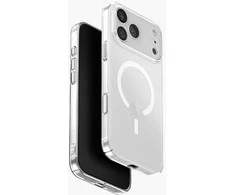 UNIQ Airsuit dėklas skirtas Apple iPhone 17 Pro Max Magclick Charging skaidrus