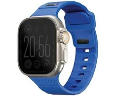 UNIQ apyrankė Stride Apple Watch Series1/2/3/4/5/6/7/8/9/SE/SE2/Ultra/Ultra 2 42/44/45/49mm FKM Rubber Strap mėlynos spalvos