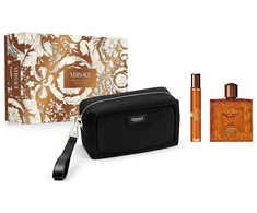 Versace Eros Najim Giftset kvepalų rinkinys vyrams (PP kvepalai, 100 ml + PP miniatiūra, 10 ml + kosmetinė)